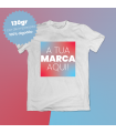 100 t-shirts personalizadas brancas baratas